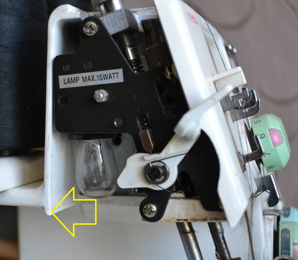 Front cover of serger