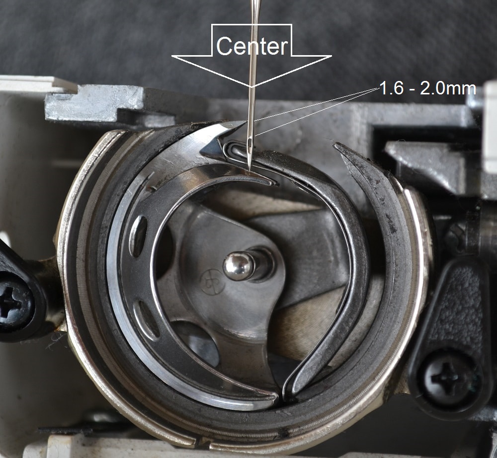 Sewing machine timing parameters