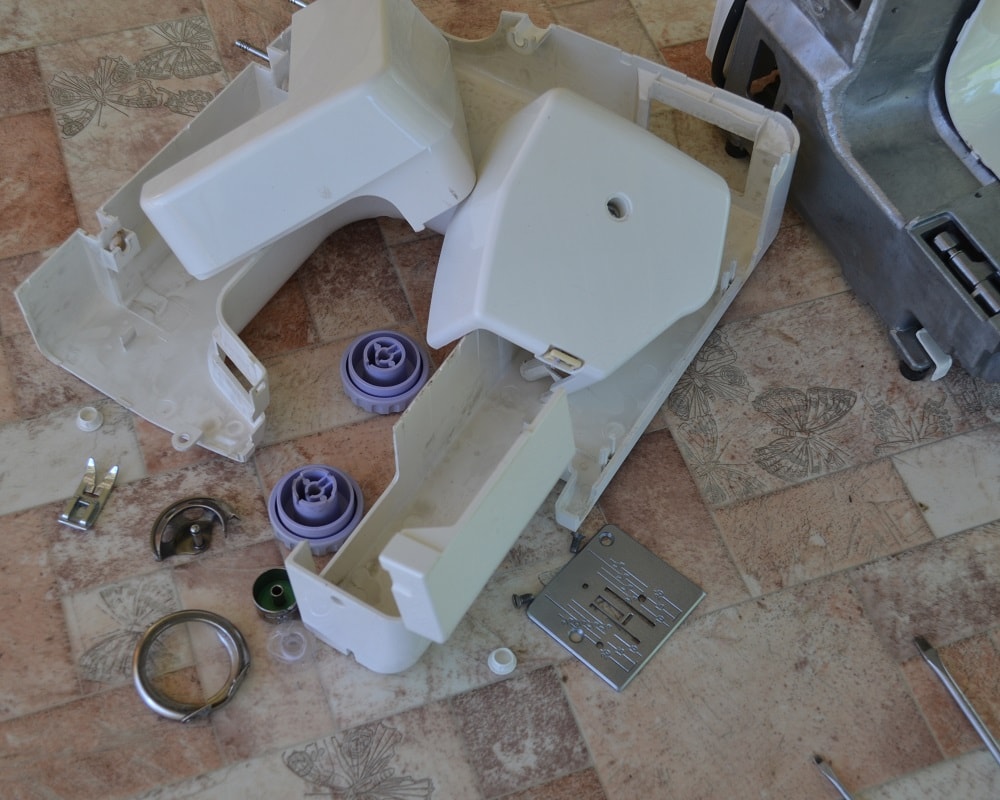 Removed parts