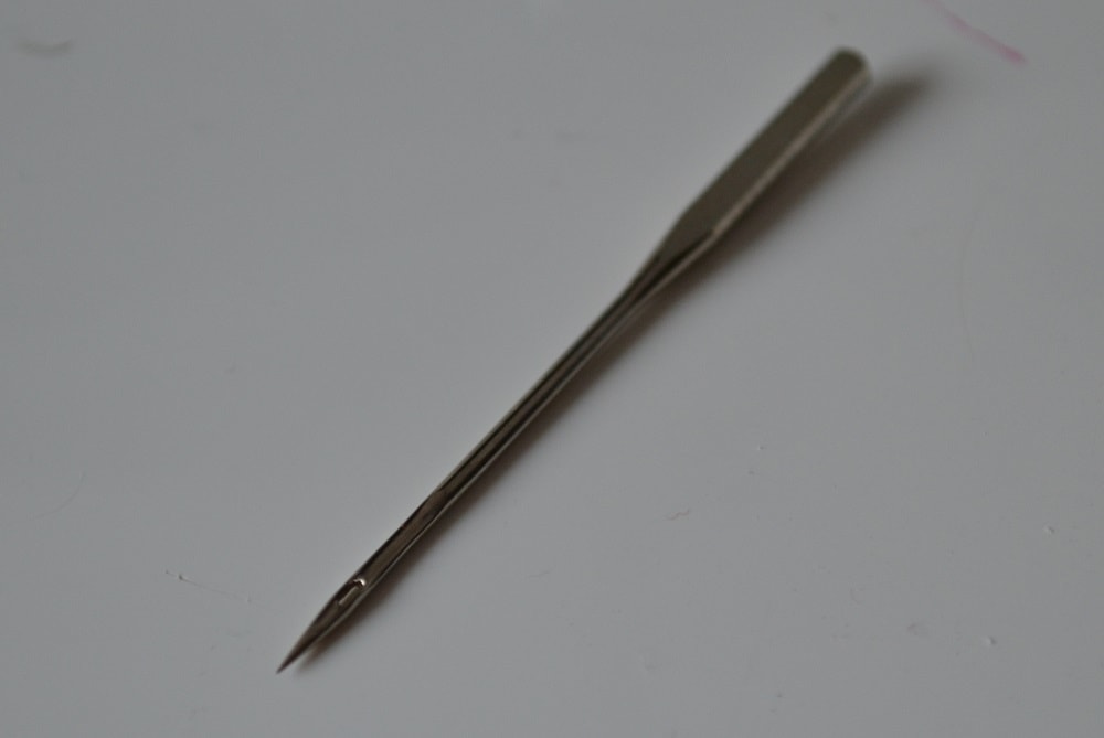 Check a sewing needle