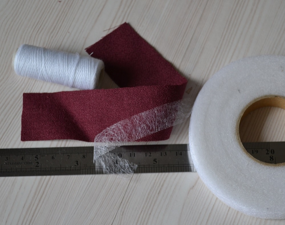 What you need to make a belt loop