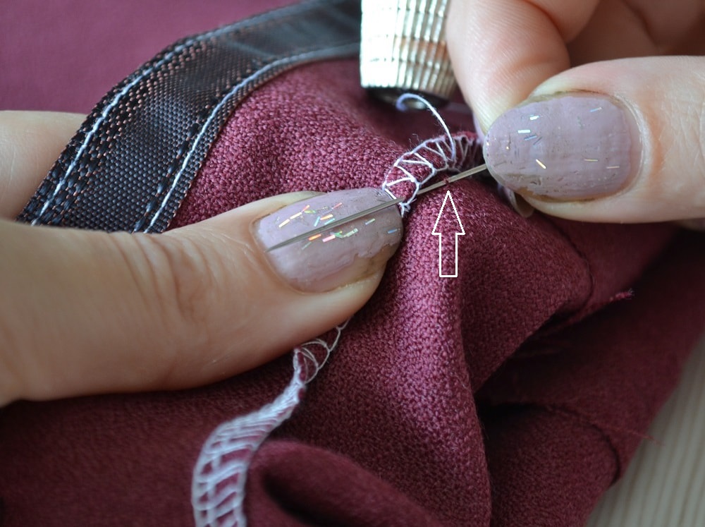 How to make the baste stitchin