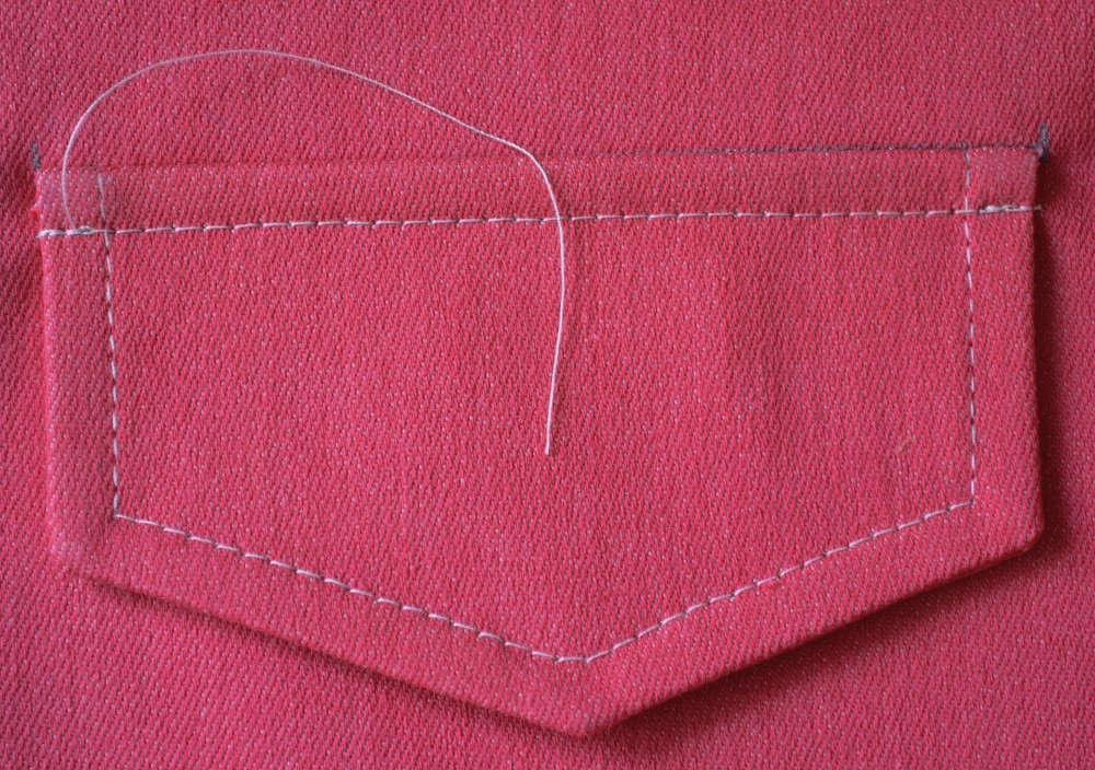 Fold the flap down and press it