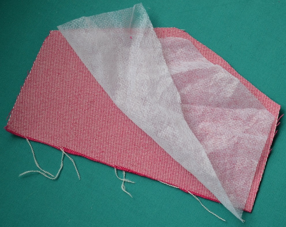 Cut a fusible interfacing fabric