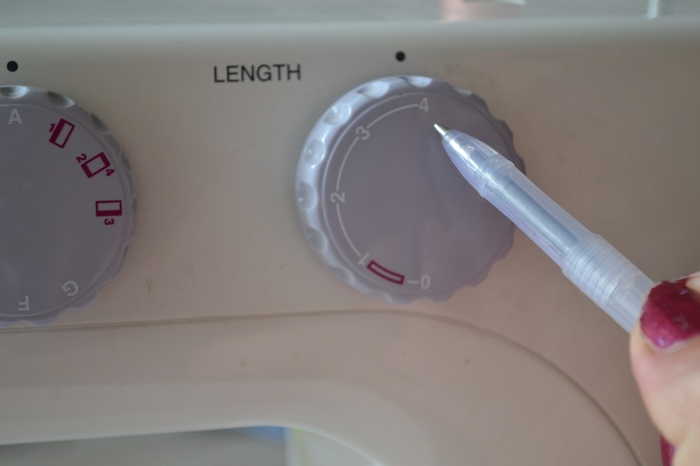 Select largest value a stitch length