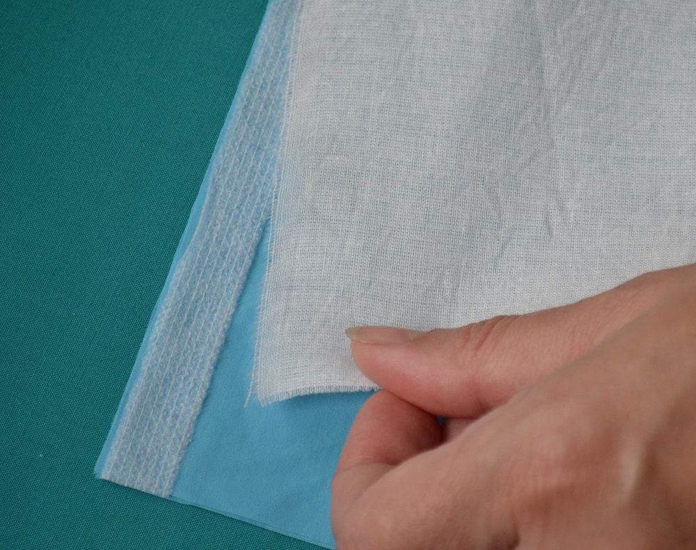 How to iron the adhesive tape